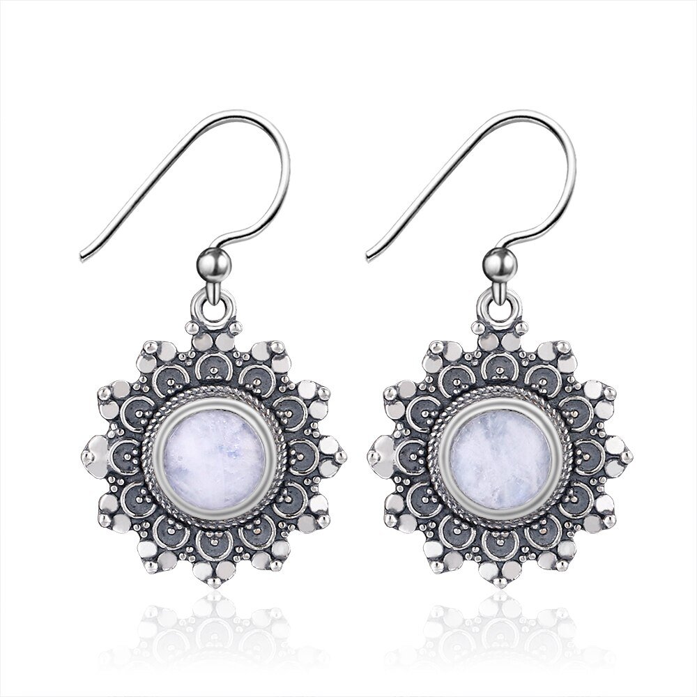 Moonstone Studs